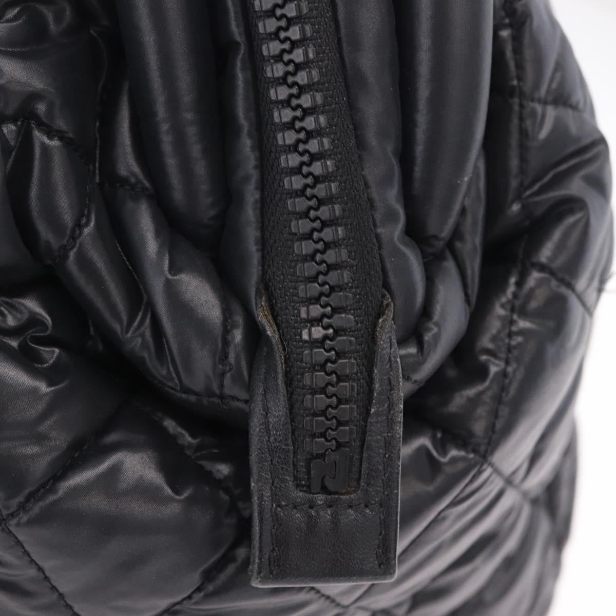 Chanel Coco Cocoon Bowling Quilted Nylon, Black, Nylon, Handbag