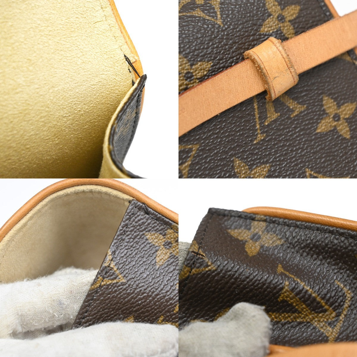 Louis Vuitton Florentine Waist Monogram Canvas, Brown, Canvas, Handbag