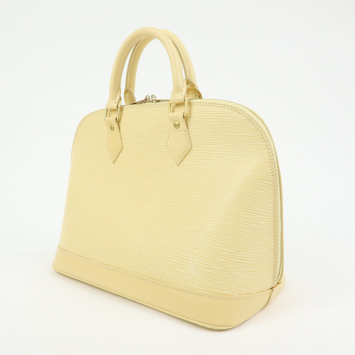 Louis Vuitton Alma Epi Leather, Beige, Leather, Handbag