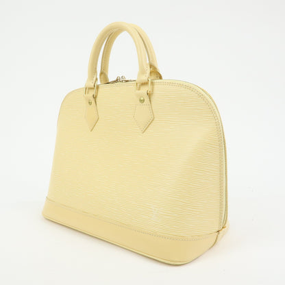 Louis Vuitton Alma Epi Leather, Beige, Leather, Handbag