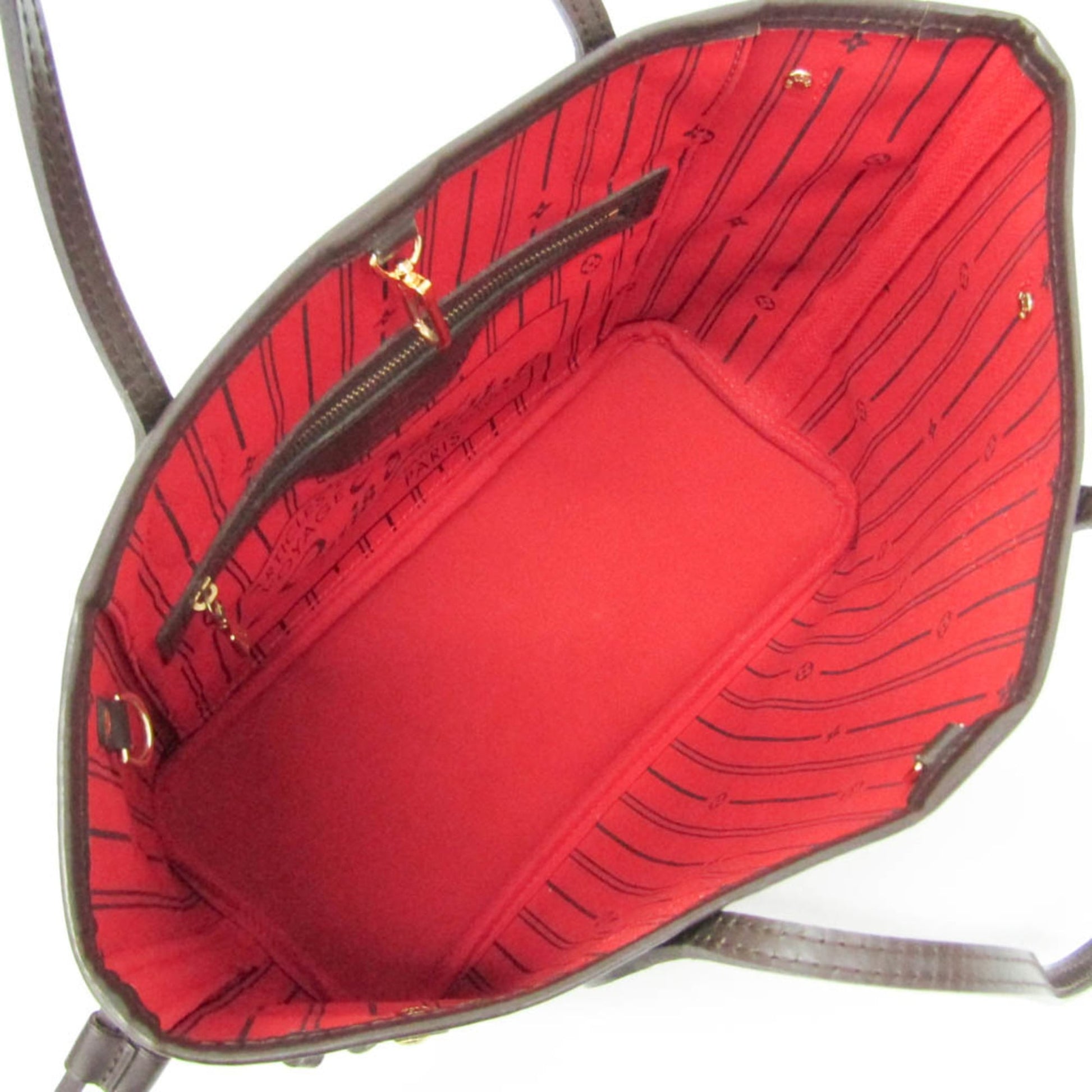 Louis Vuitton Neverfull Damier, Brown, Canvas, Tote Bag