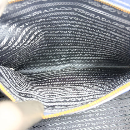 Prada Lux Open Saffiano Leather, Blue, Leather, Tote Bag