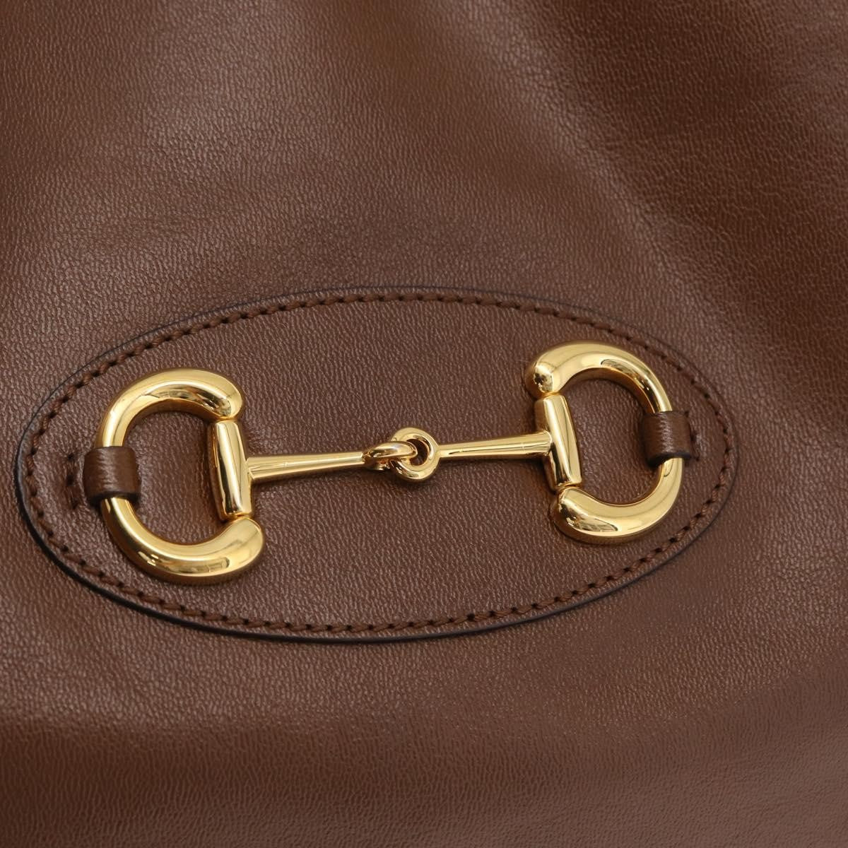 Gucci Horsebit 1955 Leather, Brown, Leather, Tote Bag