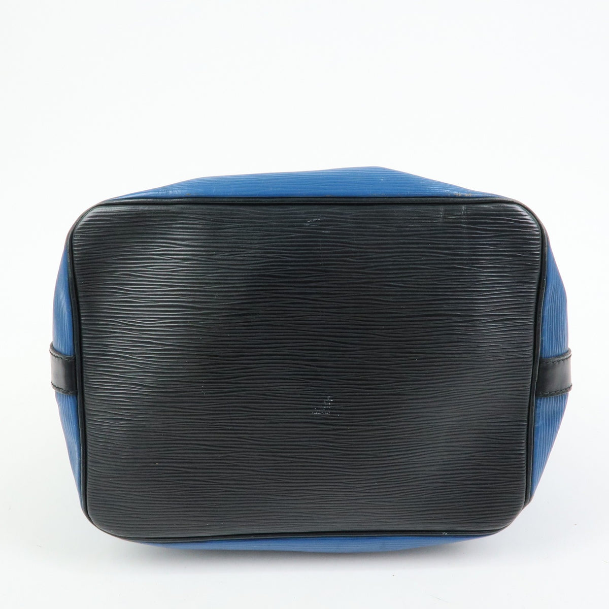 Louis Vuitton Bicolor Petit Noe Epi Leather, Blue, Leather, Handbag