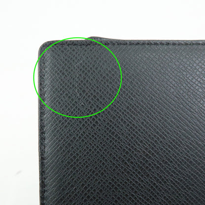 Louis Vuitton Ring Agenda Cover Taiga Leather, Gray, Leather, Briefcase