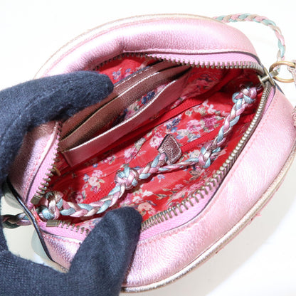 Gucci Trapuntata Camera Quilted Laminated Leather, Pink, Leather, Handbag