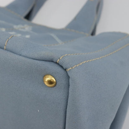Prada Canapa Canvas, Blue, Canvas, Tote Bag