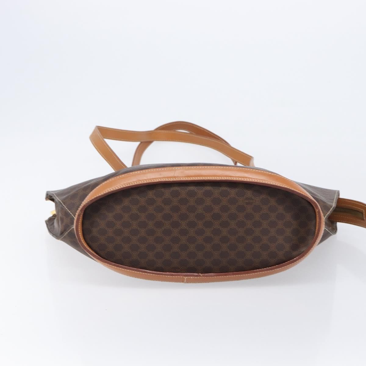 Celine Macadam Canvas and leather, Brown, Canvas, Tote Bag