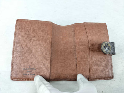 Louis Vuitton Viennois Monogram Canvas, Brown, Canvas, Card Holder