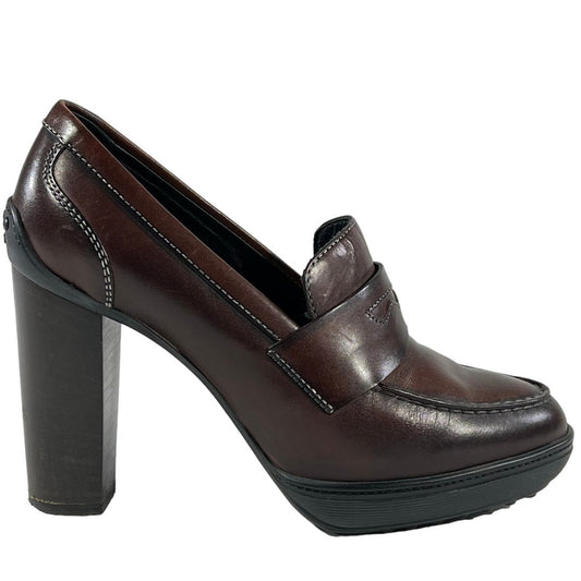 Tod's Loafer Pump 5.5 US Dark Brown