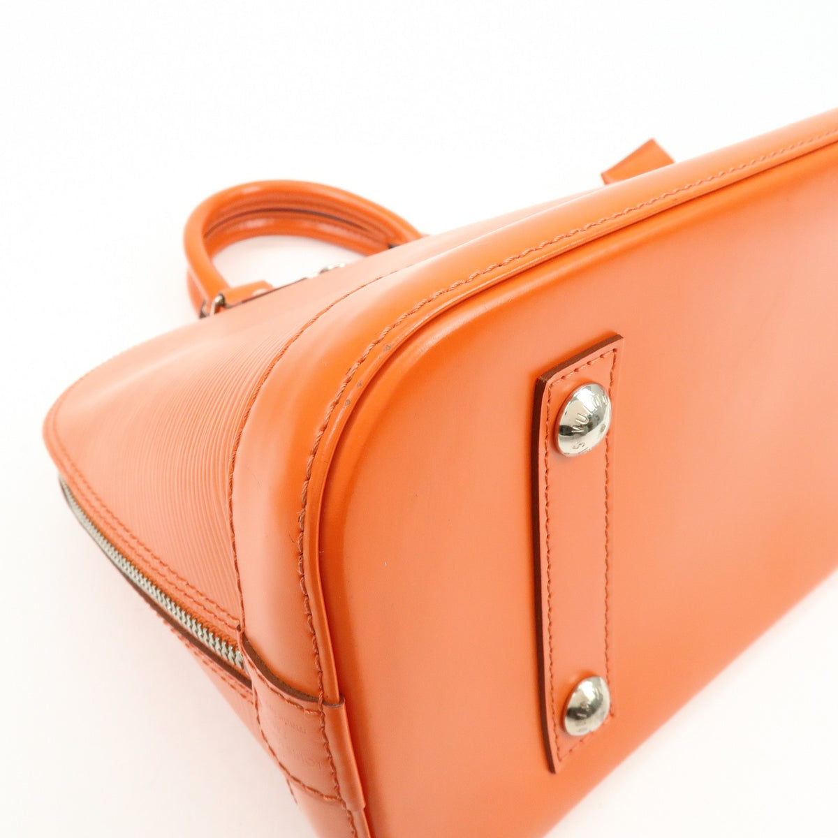 Louis Vuitton Alma Epi Leather, Orange, Leather, Handbag