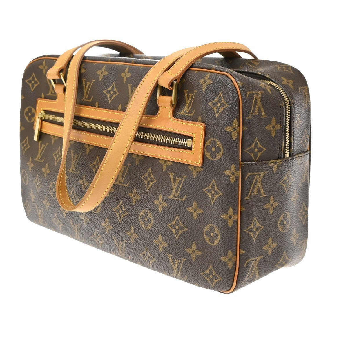 Louis Vuitton Cite Monogram Canvas, Brown, Canvas, Handbag