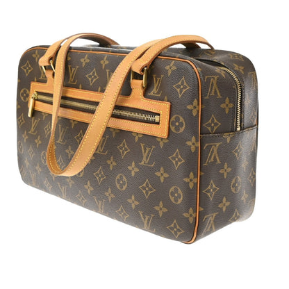Louis Vuitton Cite Monogram Canvas, Brown, Canvas, Handbag