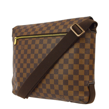 Louis Vuitton Brooklyn Damier Ebene, Brown, Canvas, Shoulder Bag