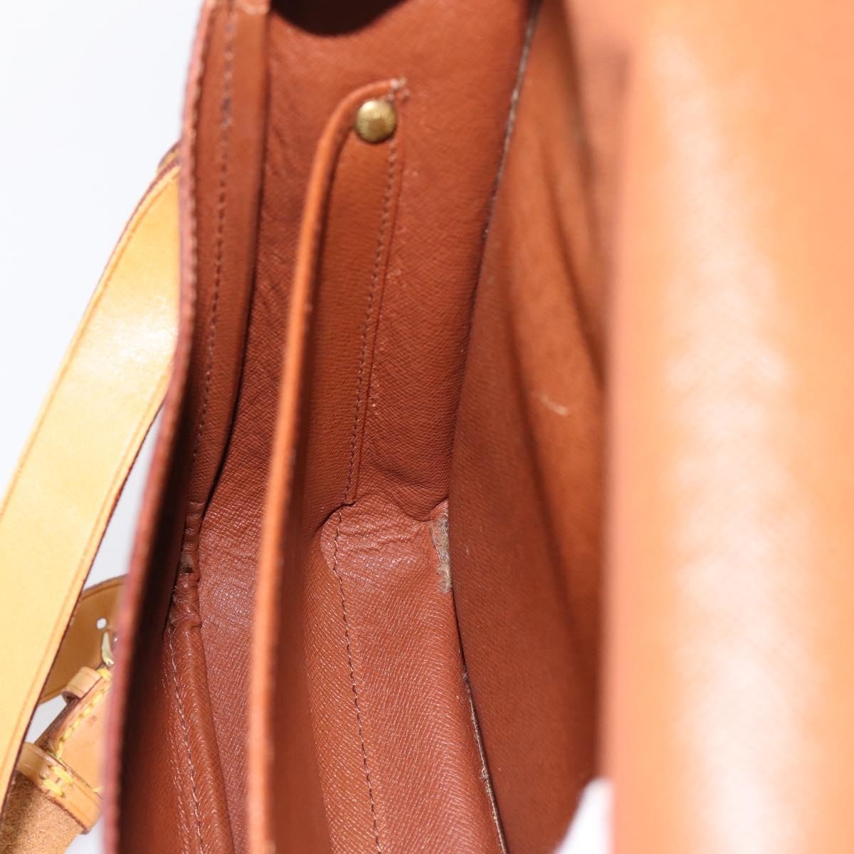 Louis Vuitton Cartouchiere Monogram, Brown, Canvas, Shoulder Bag