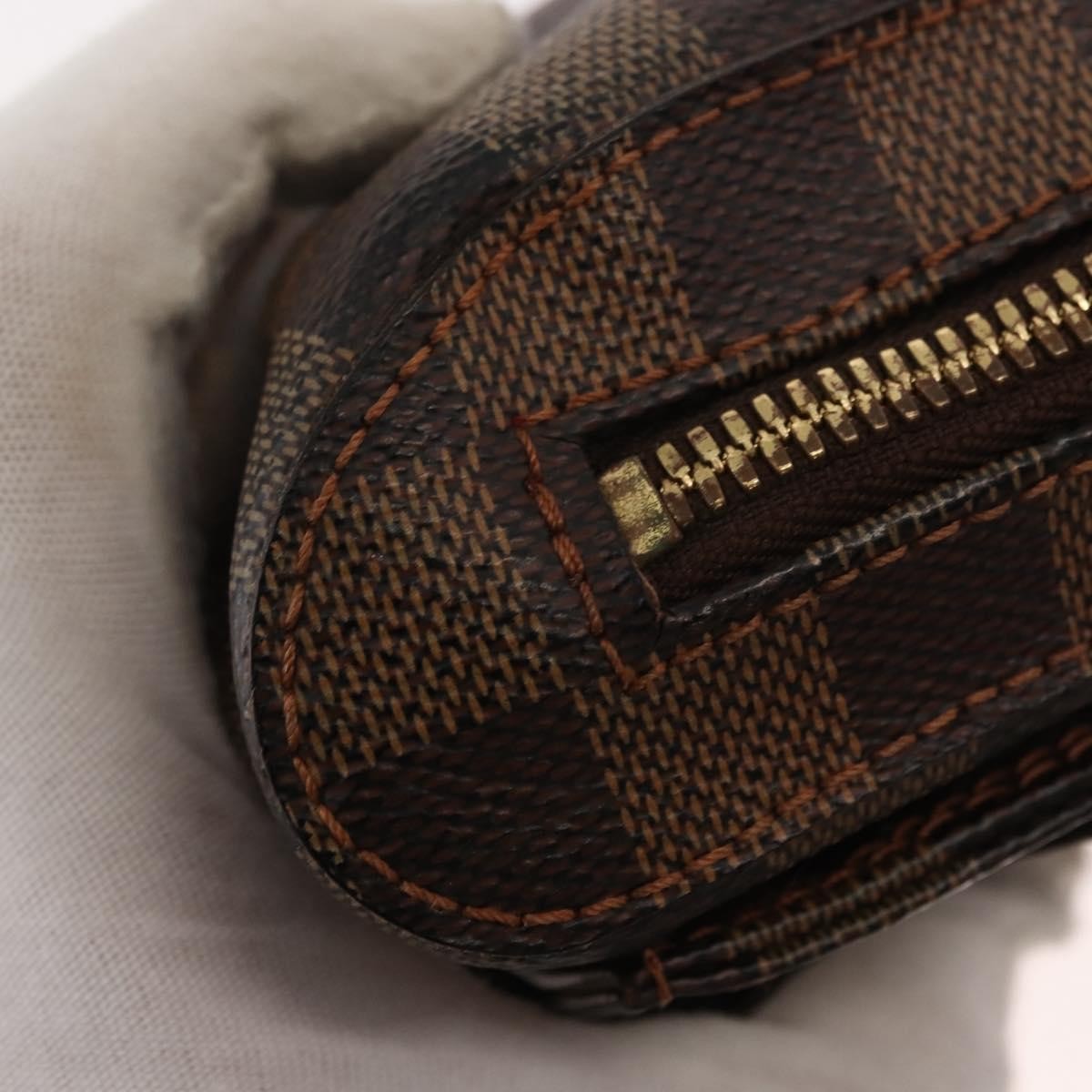 Louis Vuitton Geronimos Waist Damier Ebene, Brown, Canvas, Shoulder Bag