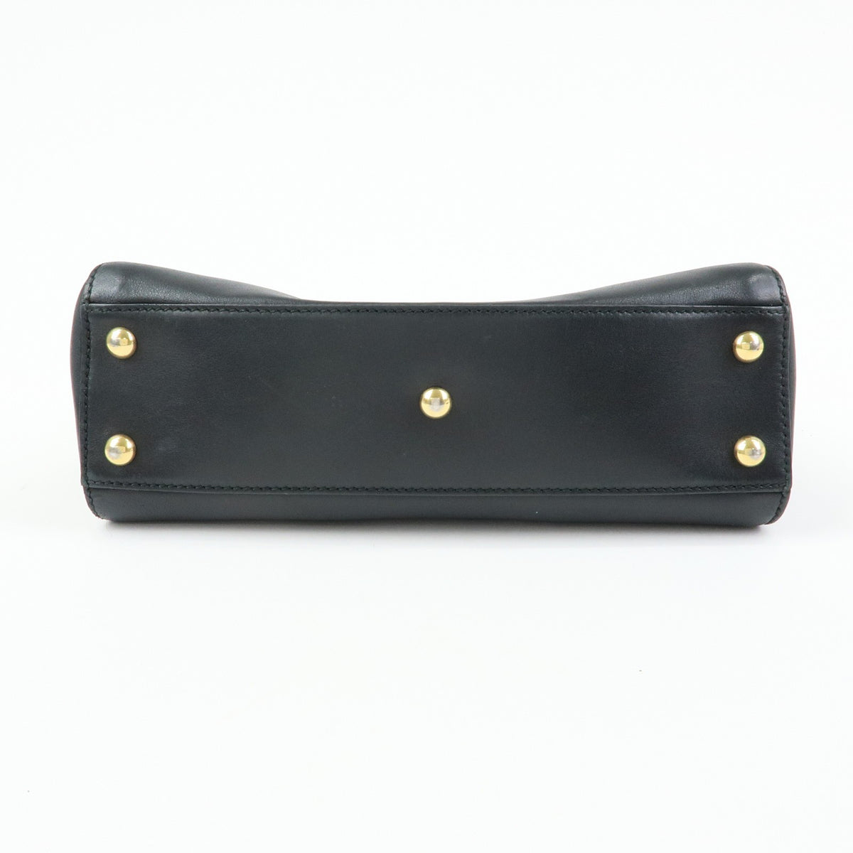 Gucci Sylvie Top Handle Leather, Black, Leather, Handbag