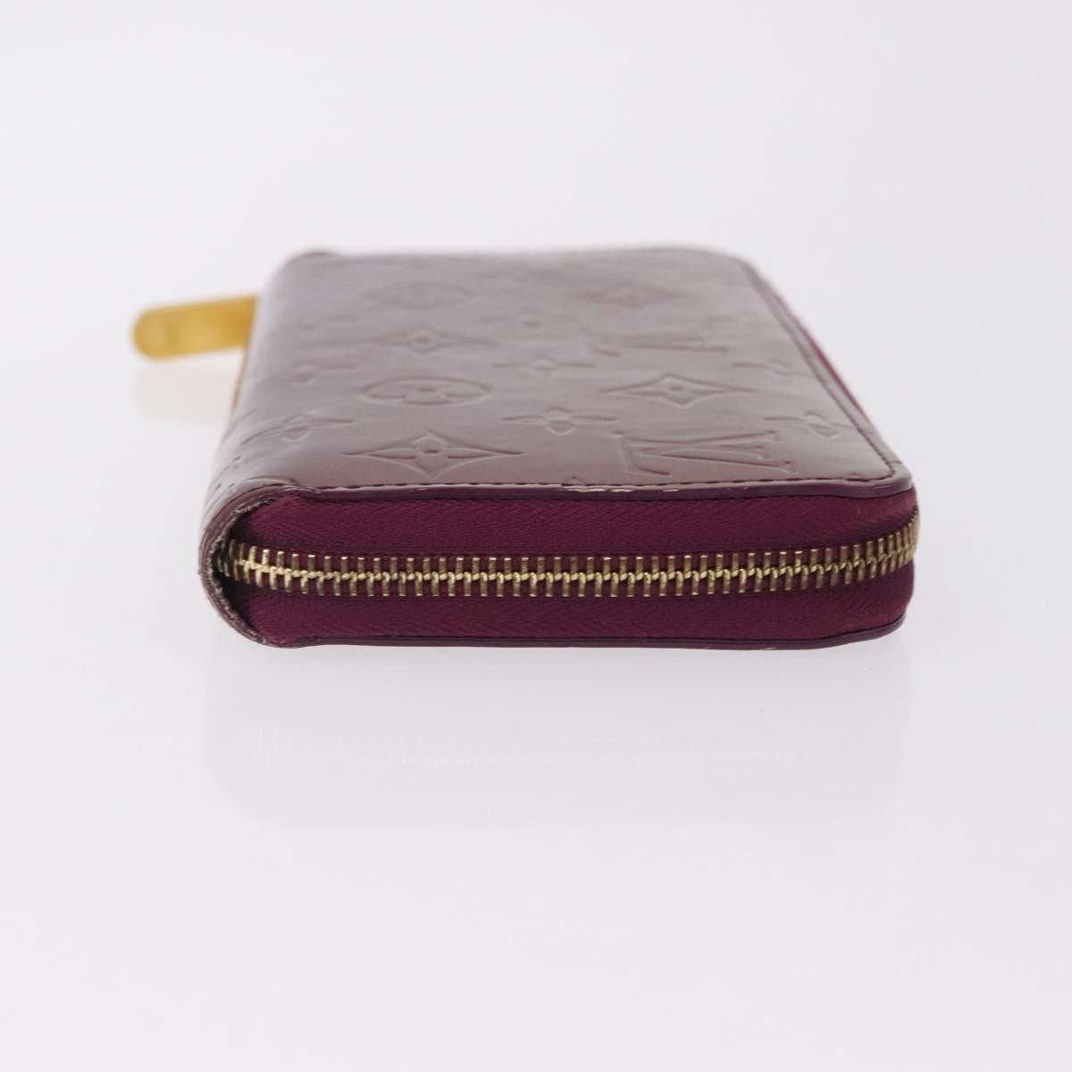 Louis Vuitton Zippy Monogram Vernis, Purple, Patent Leather, Wallet