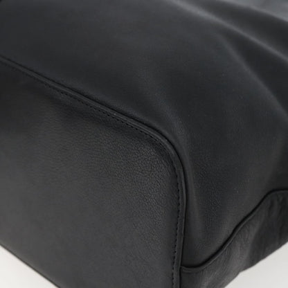 Burberry Vintage Leather, Black, Leather, Tote Bag