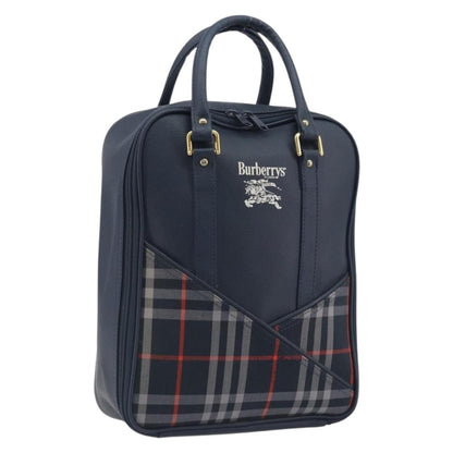 Burberry Nova Check Nova Check Canvas and leather, Navy, Leather, Handbag