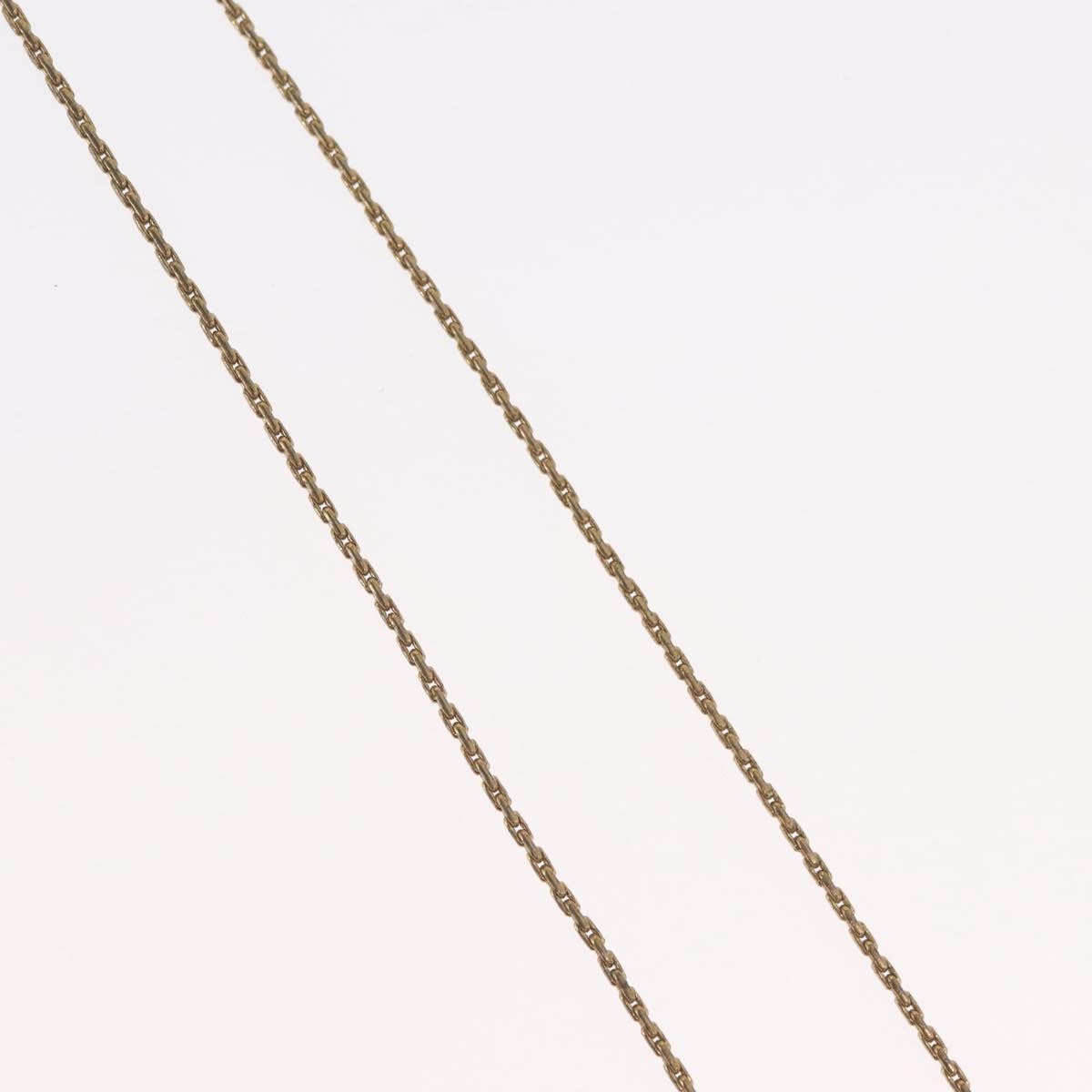 Christian Dior CD Pendant Metal and Crystals, Gold, Metal, Necklace