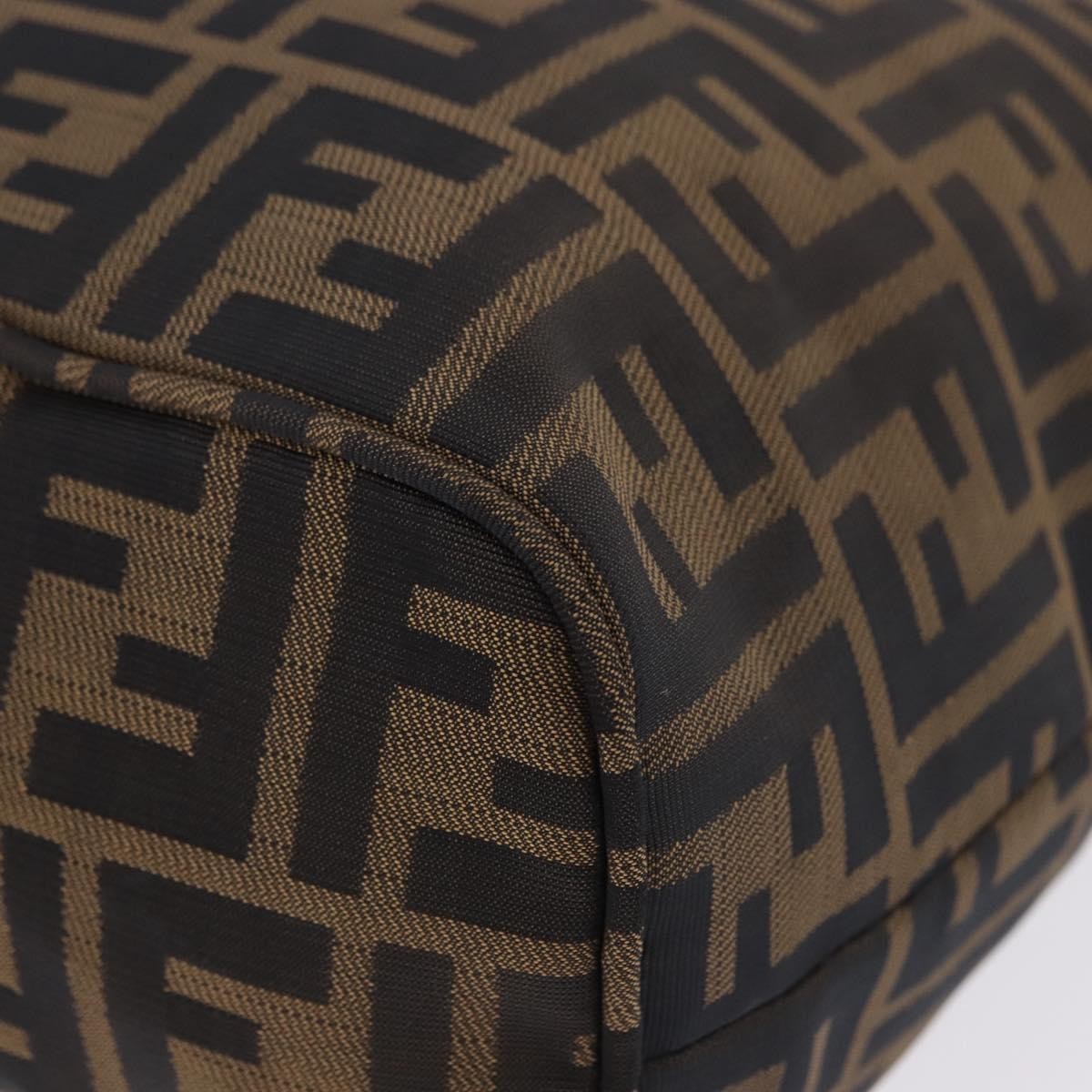 Fendi Zucca Canvas, Brown, Canvas, Tote Bag