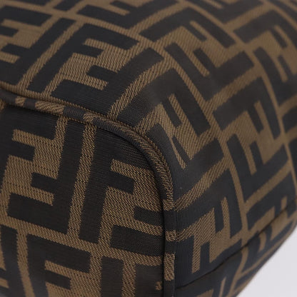 Fendi Zucca Canvas, Brown, Canvas, Tote Bag