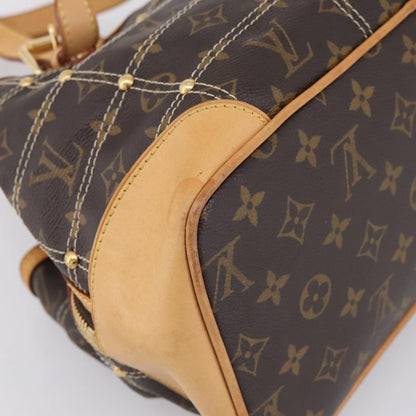 Louis Vuitton Riveting Monogram Canvas, Brown, Canvas, Shoulder Bag