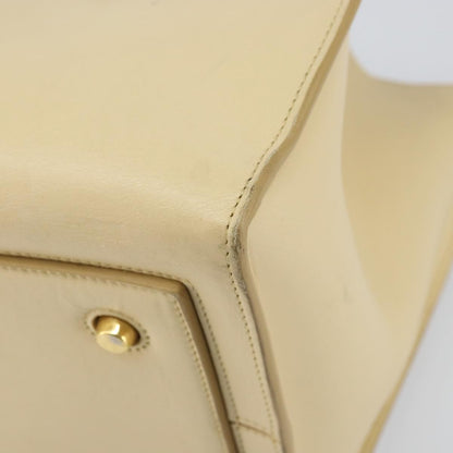 Celine Tie Tote Leather, Beige, Leather, Tote Bag