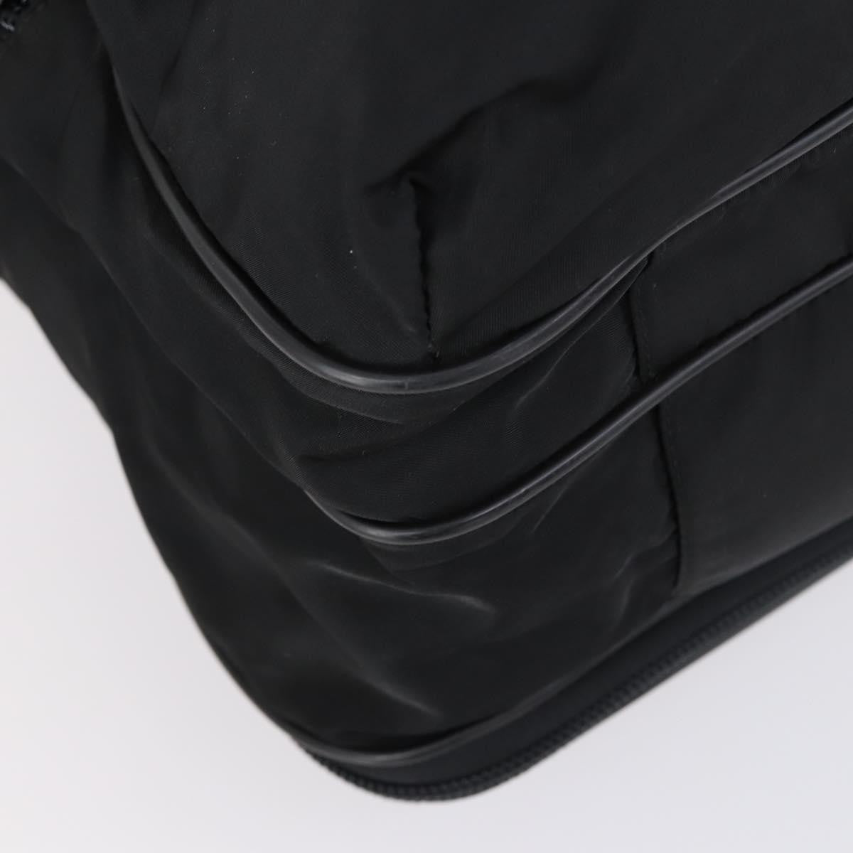 Prada Porta Computer Tessuto and Saffiano Leather, Black, Nylon, Briefcase