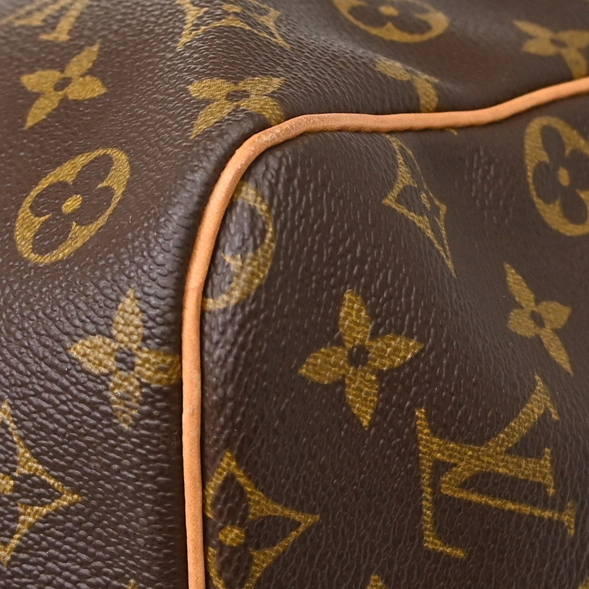 Louis Vuitton Keepall Monogram Canvas, Brown, Canvas, Travel Bag