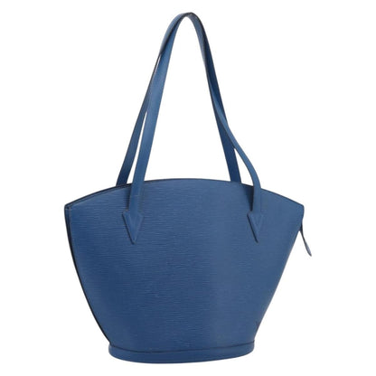 Louis Vuitton Saint Jacques Epi Leather, Blue, Leather, Handbag