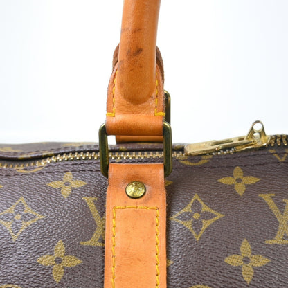 Louis Vuitton Keepall Monogram Canvas, Brown, Canvas, Travel Bag