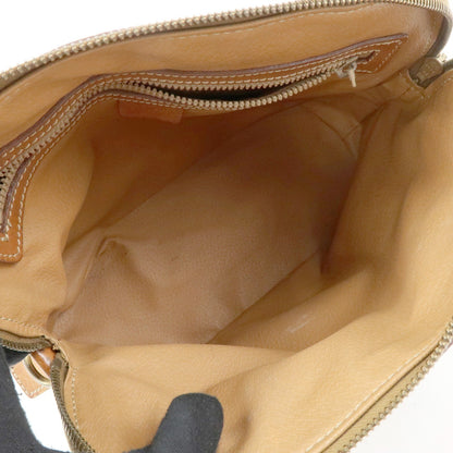 Celine Vintage Handbag Toile Céline, Brown, Canvas, Handbag