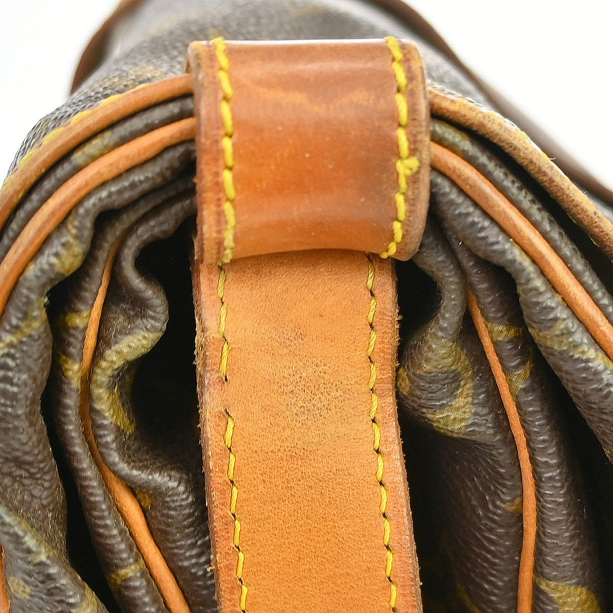 Louis Vuitton Saumur Monogram, Brown, Canvas, Shoulder Bag