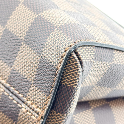 Louis Vuitton Vavin Damier with Leather, Brown, Canvas, Tote Bag