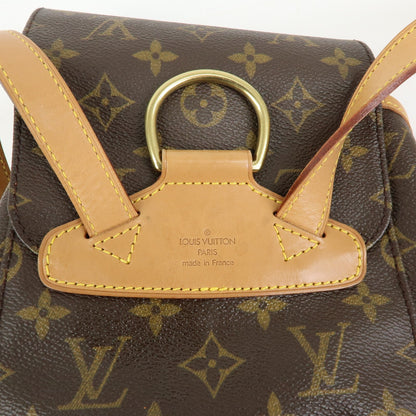 Louis Vuitton Vintage Montsouris Monogram Canvas, Brown, Canvas, Backpack