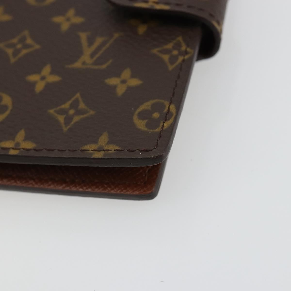 Louis Vuitton Agenda Cover Monogram Canvas, Brown, Canvas, Wallet