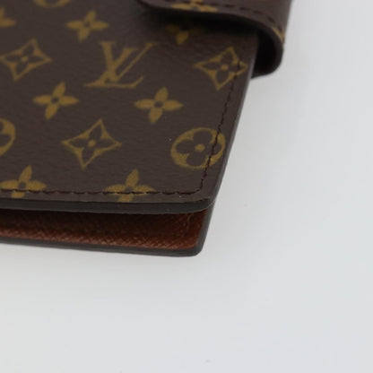 Louis Vuitton Agenda Cover Monogram Canvas, Brown, Canvas, Wallet