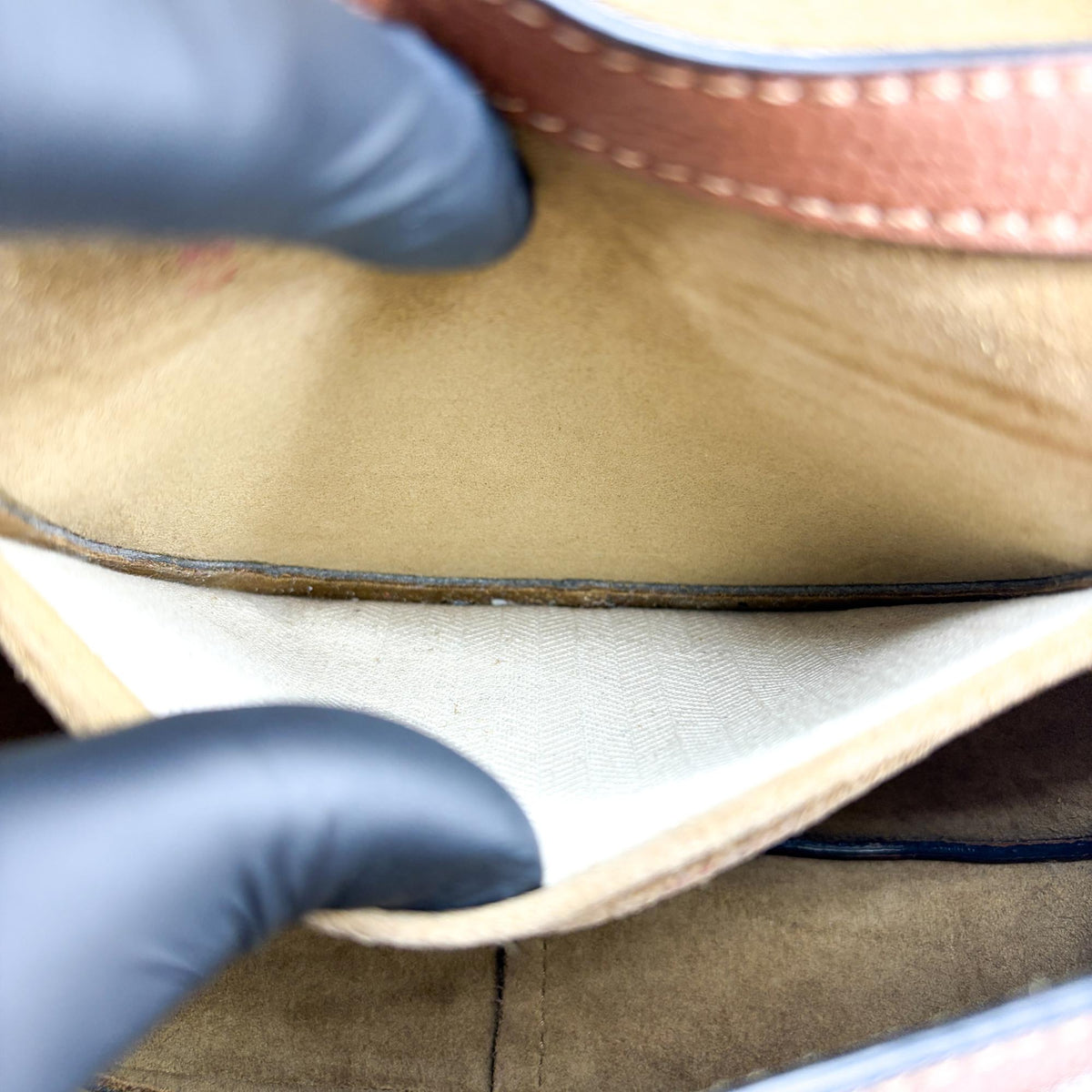 Loewe Gate Leather, Brown, Leather, Shoulder Bag