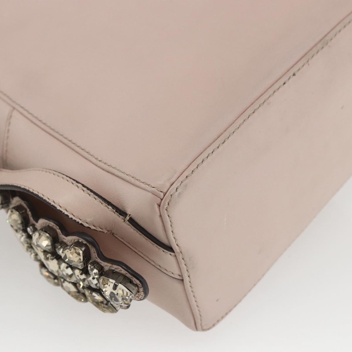 Fendi By The Way Leather, Beige, Leather, Backpack