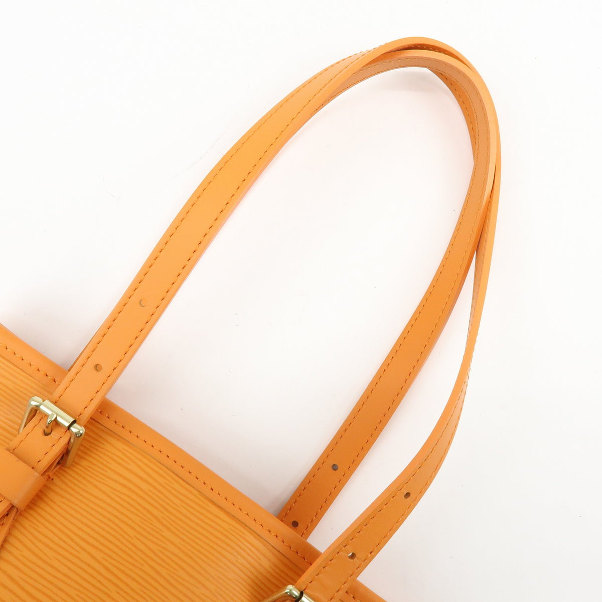 Louis Vuitton Petit Bucket Epi Leather, Orange, Leather, Handbag
