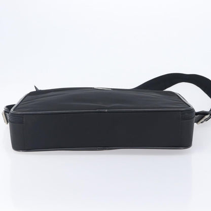Prada Briefcase Tessuto and Saffiano Leather, Black, Nylon, Briefcase