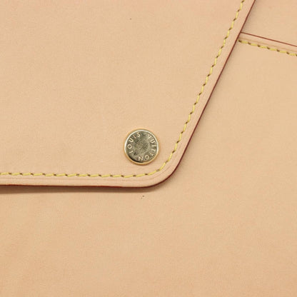 Louis Vuitton Rivets Envelope Clutch Leather, Beige, Leather, Clutch