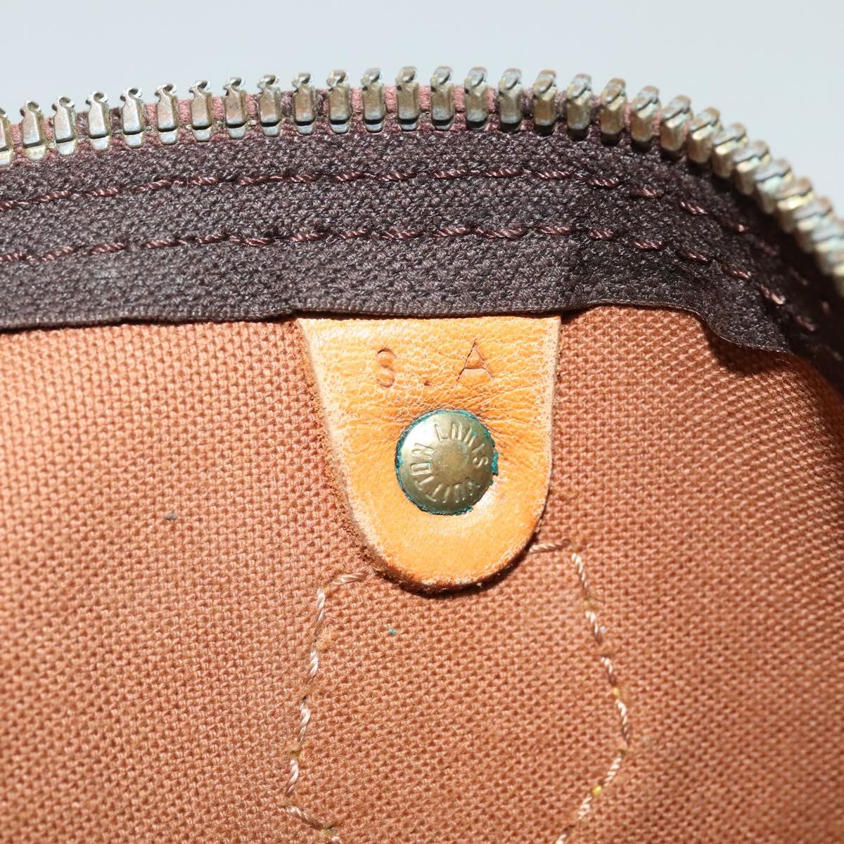 Louis Vuitton Speedy Handbag Monogram Canvas, BROWN, CANVAS, Handbag