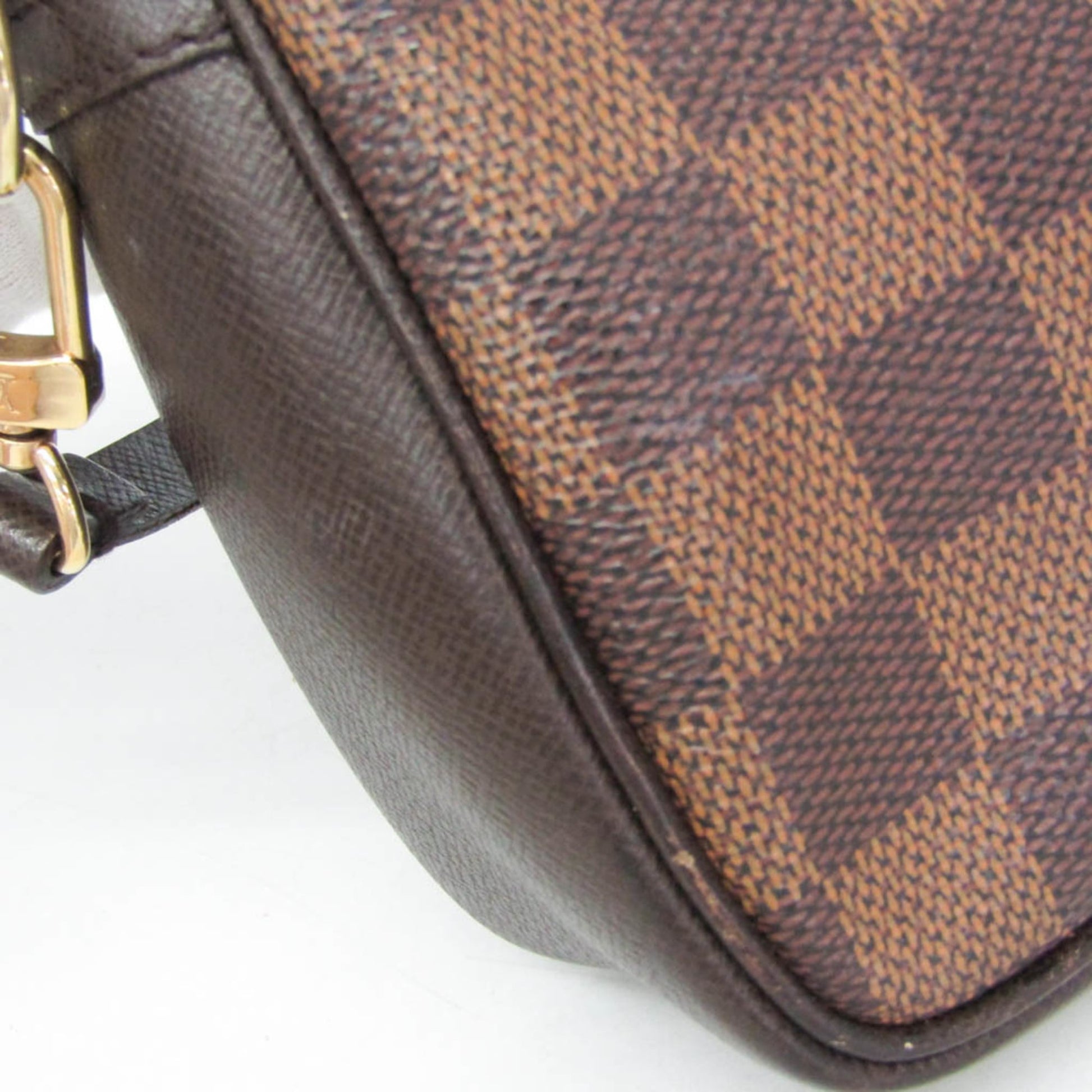 Louis Vuitton Trousse Make Up Damier Canvas, Brown, Canvas, Clutch