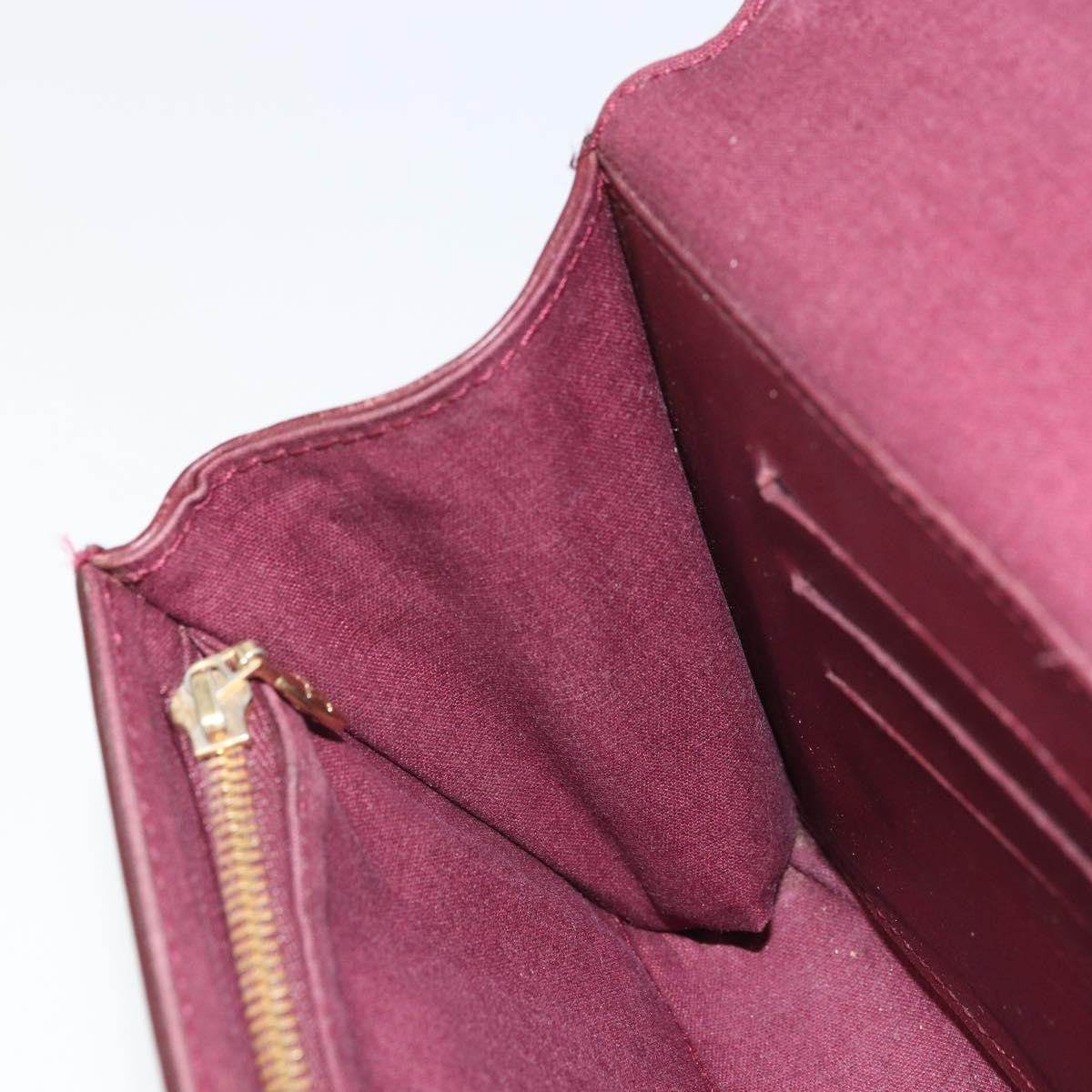 Louis Vuitton Rossmore Monogram Vernis, Burgundy, Patent Leather, Handbag