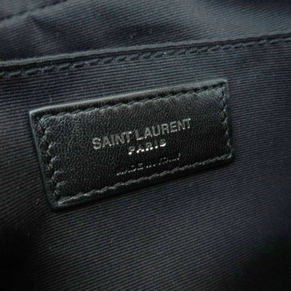 Saint Laurent Lou Camera Leather, Black, Leather, Handbag
