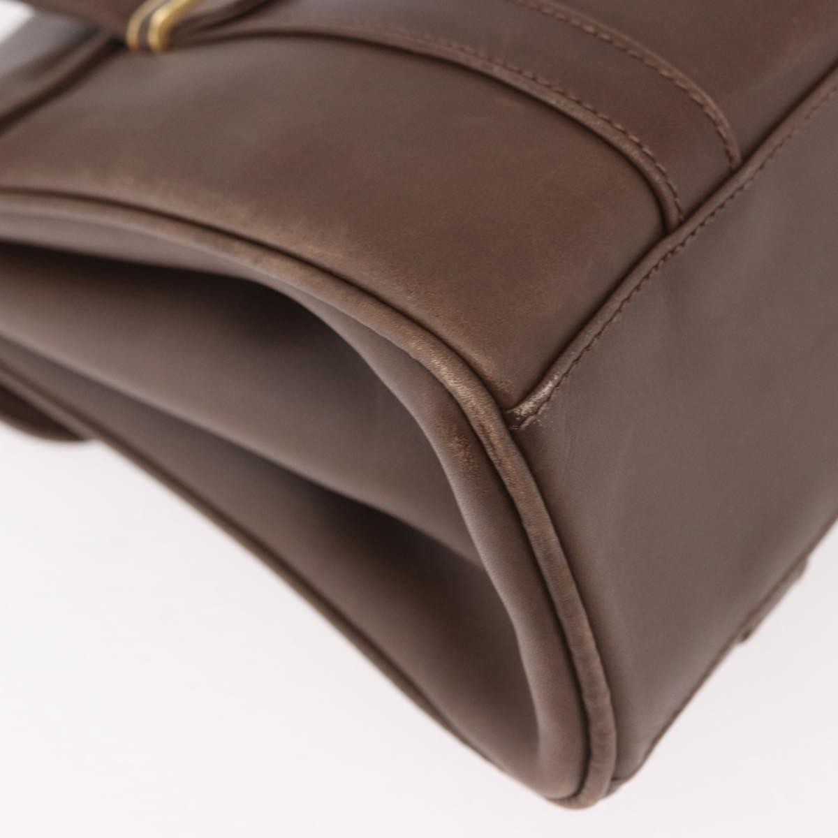 Gucci Vintage Leather, Brown, Leather, Tote Bag