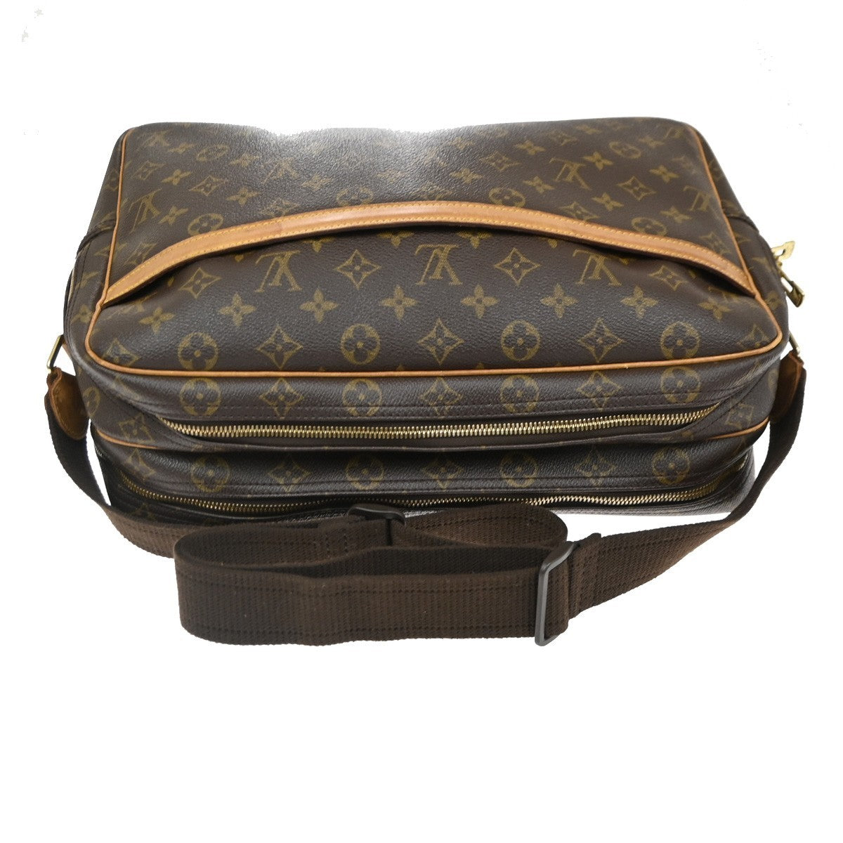 Louis Vuitton Reporter Monogram Canvas, Brown, Canvas, Shoulder Bag